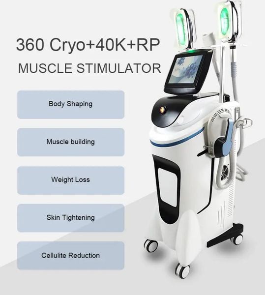 

professional 2 in 1 ems ing slimming fat cellulite removal slimming machine cryo 5 handles machine home device cryotherapy body slimming mac