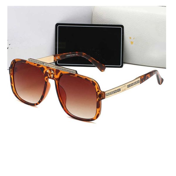 

2023 new brand luxury versage sunglasses trendy women's sunglasses sunscreen temperament polarized uv proof glasses high fashion sungla, White;black