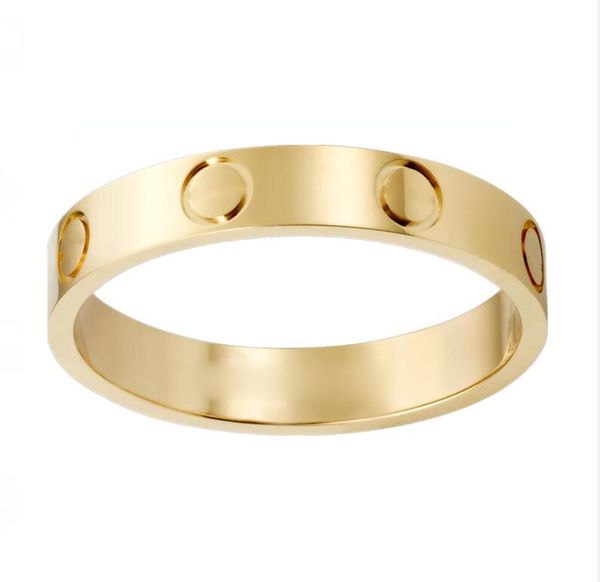 

love screw ring mens rings classic luxury designer jewelry women titanium steel alloy gold-plated gold silver rose never fade not allergic -