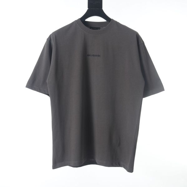 

men's plus tees & polos round t-shirt plus size neck embroidered and printed polar style summer wear with street pure cotton ey4433, Black;brown