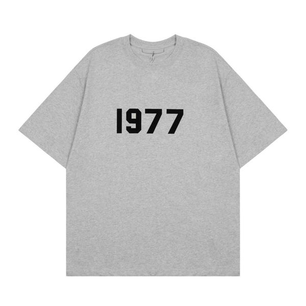 

fog t shirt mens essentialls designer tees ess women tshirts fg quality 1977 printed round neck cotton couple loose short sleeve, White;black