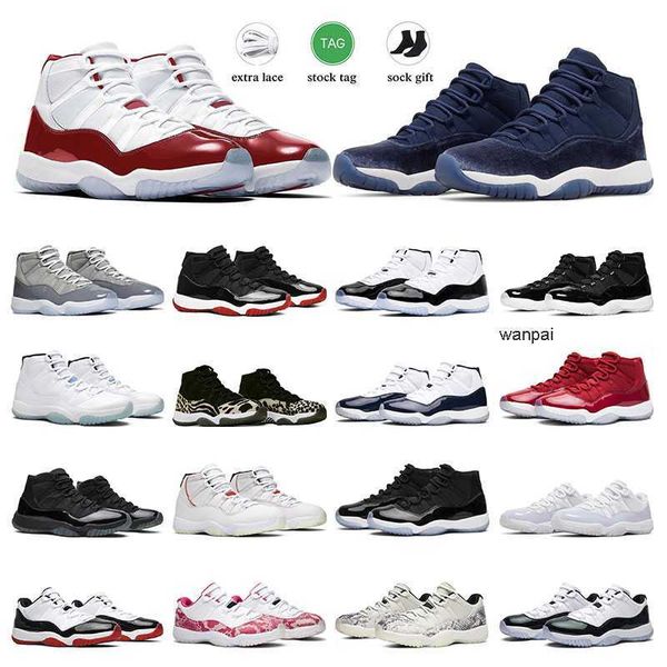 

basketball shoes 11s jumpman 11 mens sneakers cherry cool grey concord bred pure violet 25th anniversary light bone snakeskin men women spor