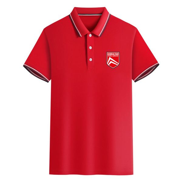 

gibraltar fa mens polos sports soccer polo shirts men short sleeve football training poloshirts summer fashion casual business asian size s, White;black