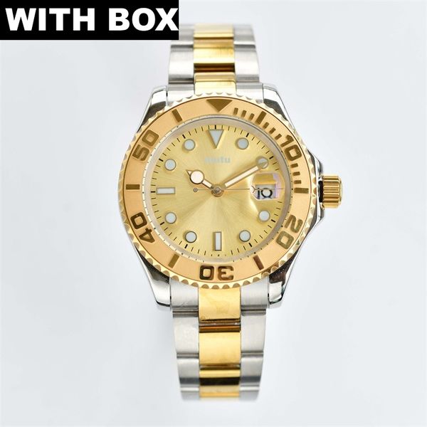 

mens luxury watch designer watchs movement watches automatic mechanical wristwatch 904l stainless steel sapphire folding buckle yachtmaster, Slivery;brown