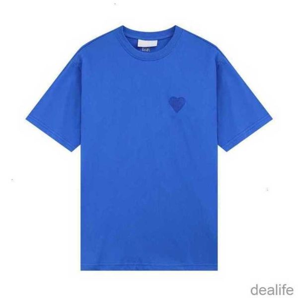 

2023 mens women designer of luxury amis t shirt tshirts fashion men s casual tshirt man clothing aupa, White;black