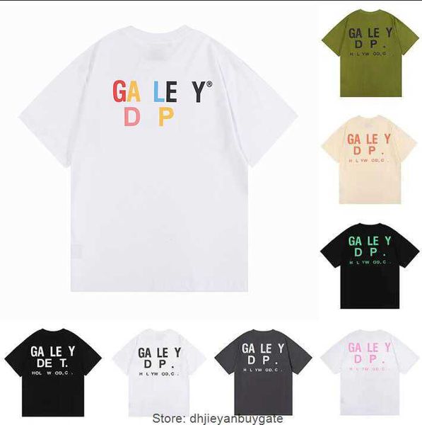 

2023 tees galleryse mens t shirts depts women designer t shirts cottons man s casual shirt luxurys clothing galleryes street shorts sleeve, White;black