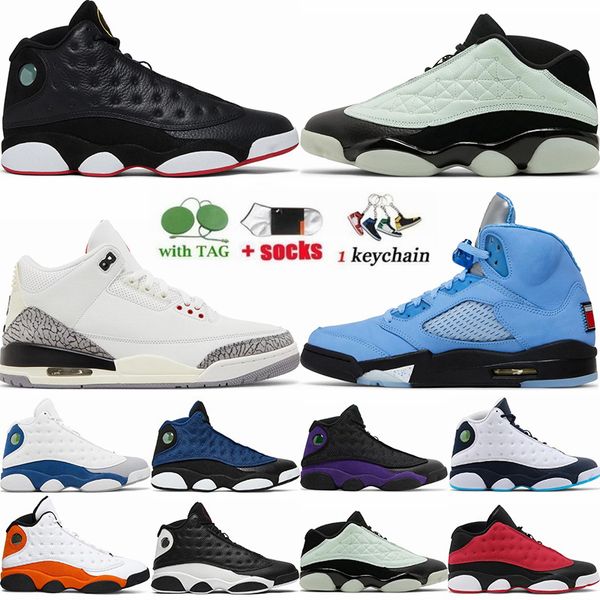

jumpman 13 basketball shoes for mens womens 13s playoff 2023 obsidian black flint mens sneakers 5s university blue 3s white cement reimagine