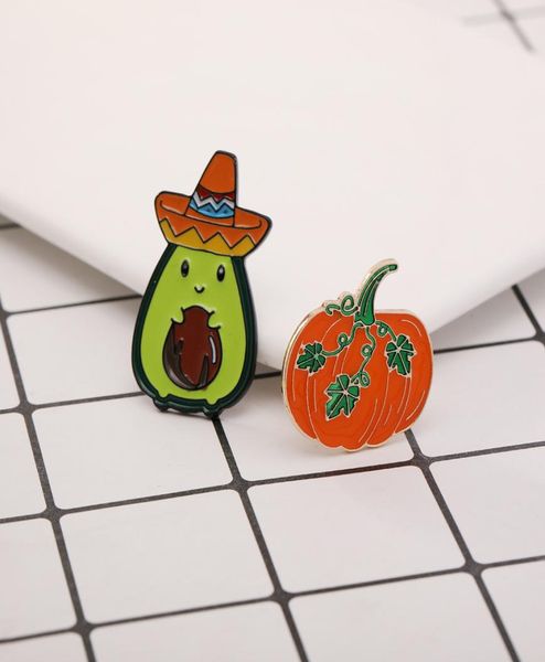 

cute pumpkin brooches pin for women kids fahsion jewelry shirt coat dress denim bag decor enamel pin5713805, Gray