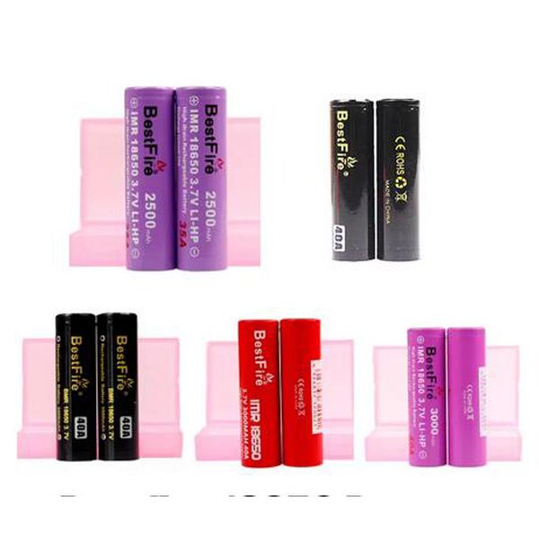 

100% original ire bmr imr 18650 battery 2500mah 3000mah 3100mah 3500mah rechargeable lithium imr18650 li-ion vape box mod battery 40a 3.7v f