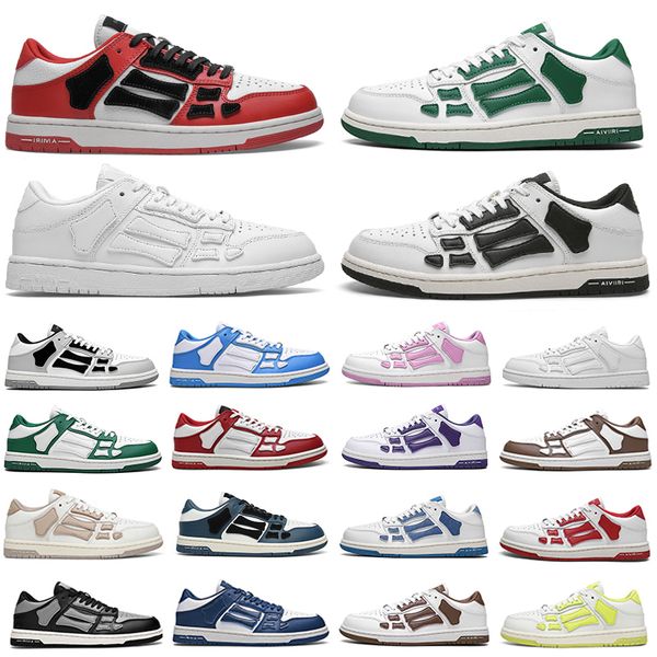 

2023 skel low men women running shoes sneaker white orange green black light grey blue red brown yellow navy bred mnes trainers sports sneak