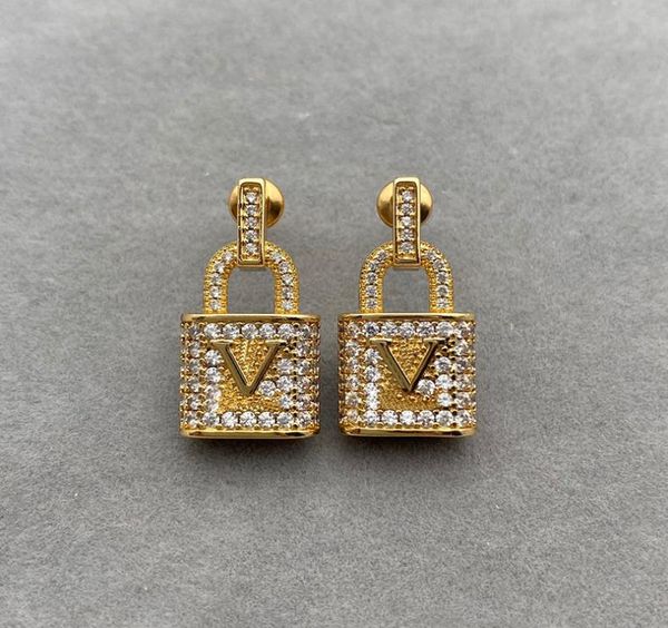 

fashion designer earrings jewlery womens luxurys designers earring with box letters golden party wedding gifts mens d217064f1777300, Golden;silver