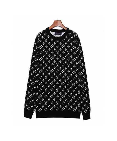 

mens sweaters fashion men039s casual round long sleeve sweater men women letter printing sweaters5658582, White;black