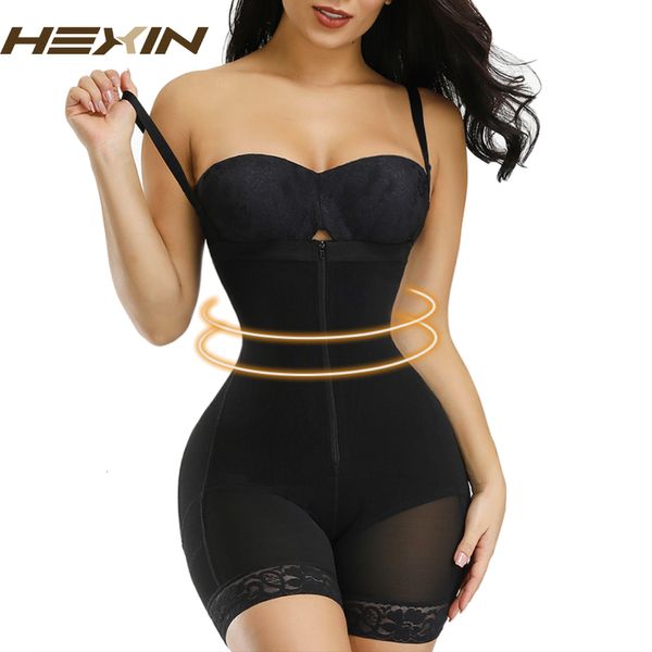 

women's shapers hexin women slimming body shaper seamless butt lifter bodysuits push up shapewear underwear corset fajas colombianas wa, Black;white