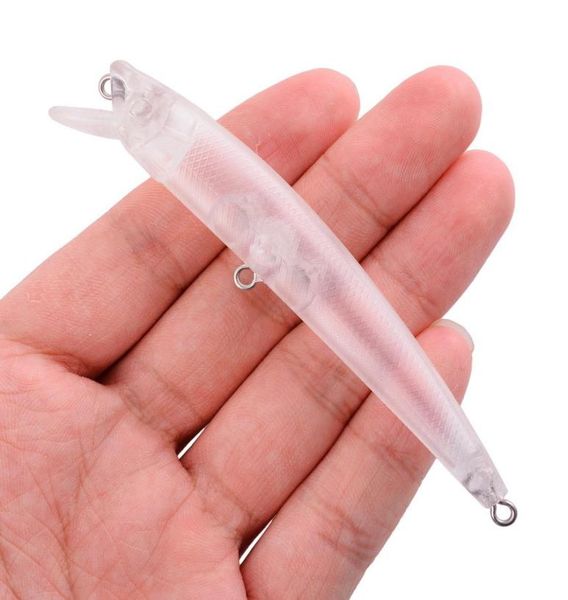 

50pcs 95cm 6g unpainted bait fishing lure blank body diy crankbait swimbait fake baits8694381