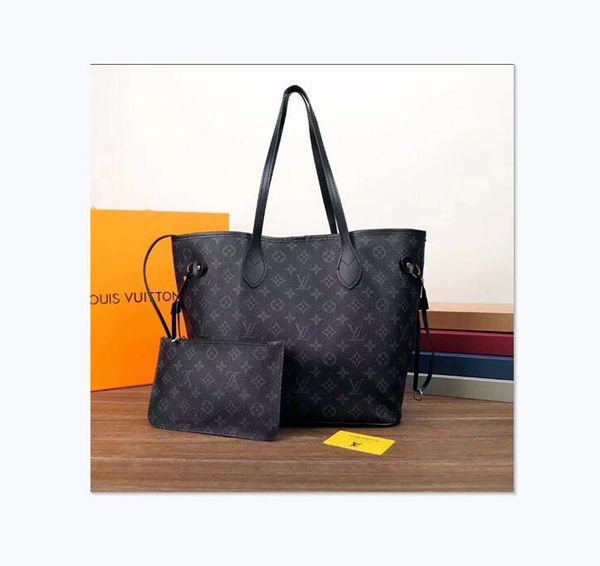 

designers leather handbags women shoulder bags with wallet female mother package composite bag purse lady totes 2pcs louise viuton guccie gg