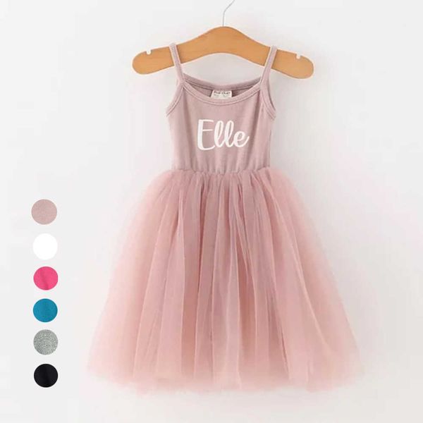 

girl's dresses 2023 custom kids summer tulle ballet solid cotton sleeveless clothes children teenager tutu costume toddler girl y2303, Red;yellow
