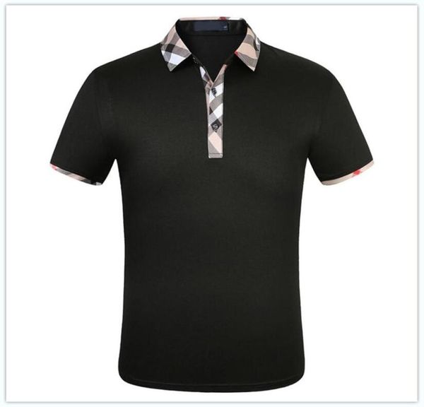 

fashion designer polo shirts men short sleeve tshirt original single lapel shirt men039s jacket sportswear jogging suit m3xl 7197924, White;black