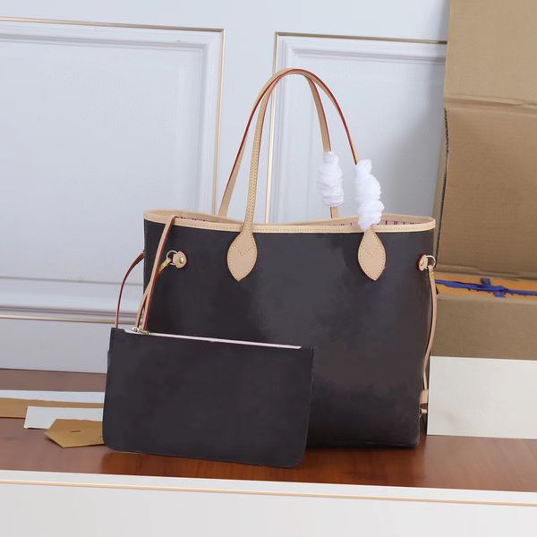 

women's handbag leather bag designer classic pattern fashion weekenderbag selling bags 2-piece set large capacity versatile tote bags