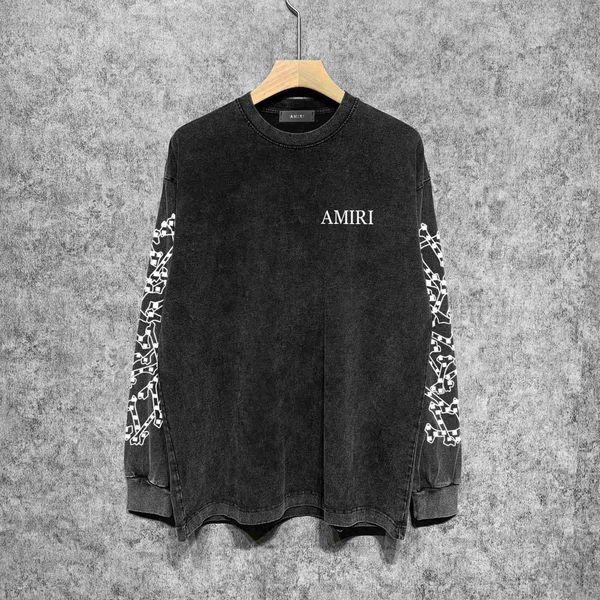 

designer fashion maker mairi version chessboard sleeve washed into old high street longsleeved tshirt sweaterop1l, Black