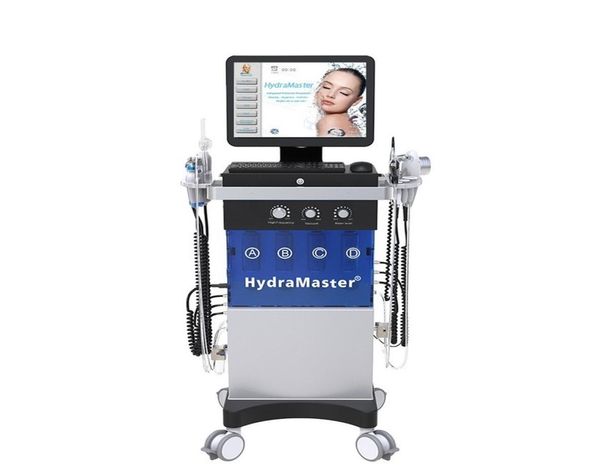 

hydro facial machine dermabrasion machine oxygen facial rejuvenation skincare 10 in 1 with skin analyzer function4327544, Black;white