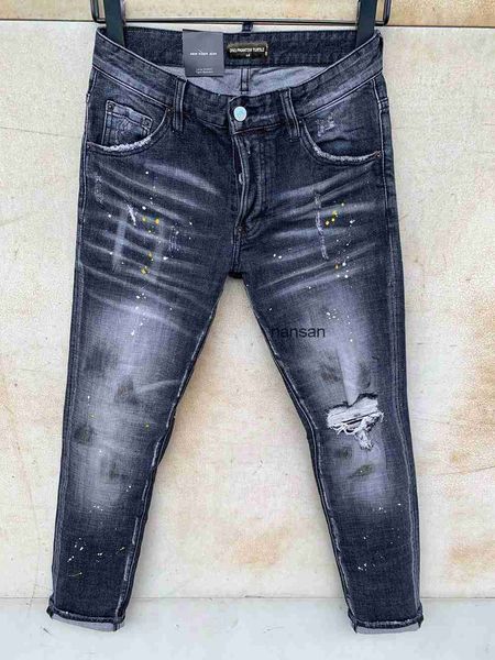 

mens d2 dsq dsquare jeans phantom turtle classic fashion man moto jeans hip hop rock casual design ripped jeans distressed skinny denim b jk, Blue