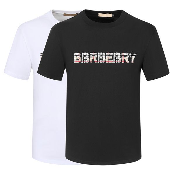 

t shirt with round neck and short sleeves summer new leisure patch embroidered t-shirt couples are very fashionable online celebrity star lo, White;black