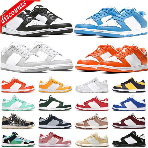

2023 mens women low casual shoes chunky grey black white panda chicago laser orange coast candy kentucky university red green brazil outdoor