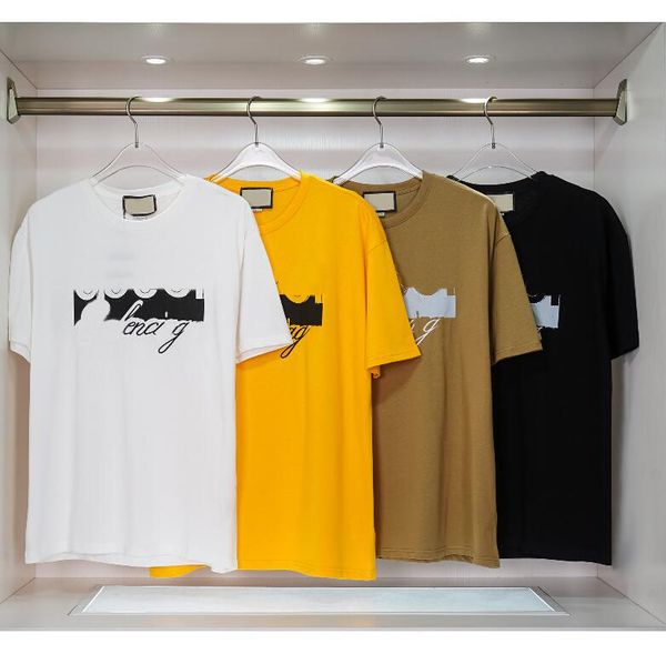 

balencigas luxury t shirt alphabet letters print co-branding pure cotton men's t-shirt short sleeve man short sleeve casual y2k fashio, White;black