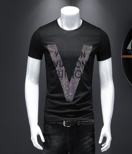 

men spring and summer street men wear hiphop casual fashion tshirts2410597, White;black