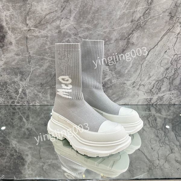 

2023 sneakers boot shoes high booties black lace up breathable men women trainers