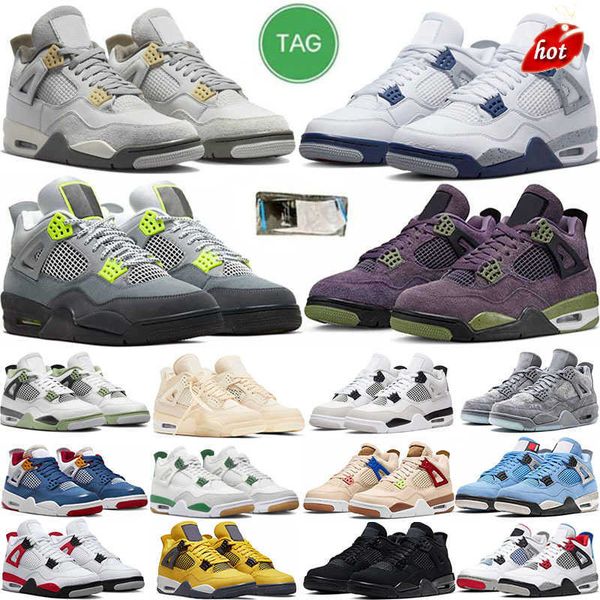 

2023 og jumpman 4 retro men basketball shoes 4s military black cat universitys blue women oreo sneaker tour yellow sail kaws purple