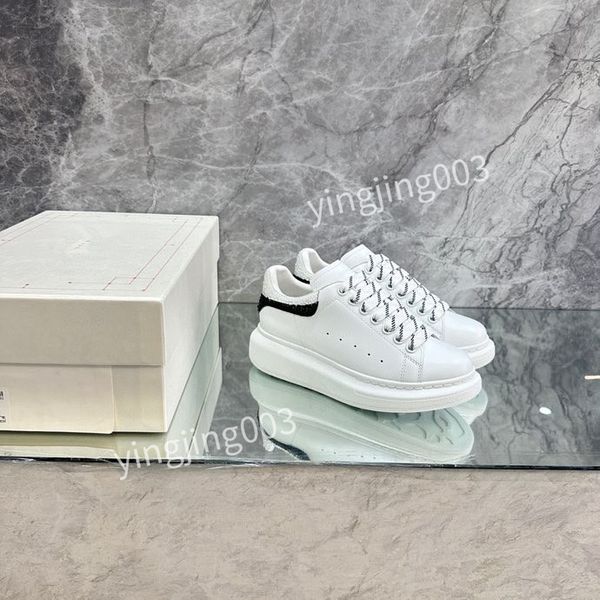 

luxury leather calfskin sneakers shoes high comfort outdoor trainers men's women casual xsd221116, Black