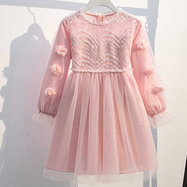 

girl's dresses girls elegant dress spring flower party for kids princess costume teenagers children clothes vestidos 6 7 9 11 12 years, Red;yellow