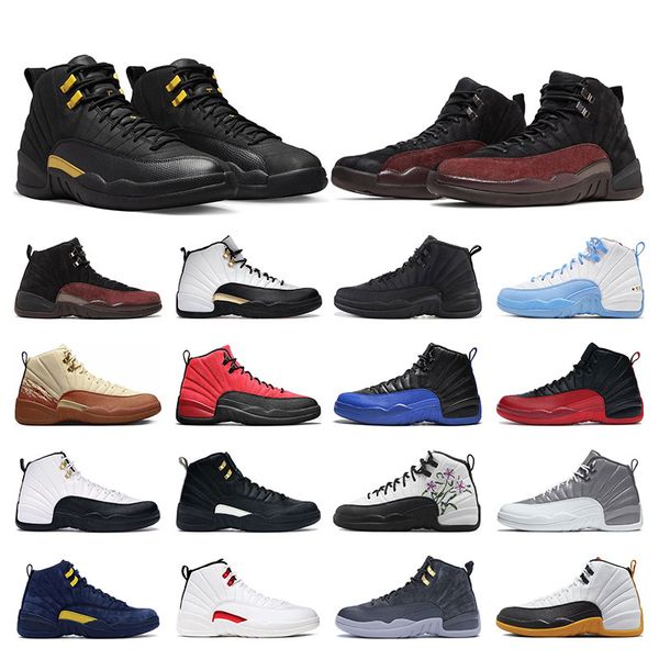 

2023 for men basketball shoes 12s jumpman 12 sports sneakers a ma maniere black reverse taxi utility burnt sunrise flu game mens trainers si