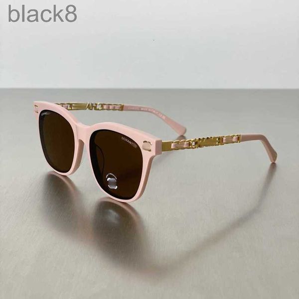 

sunglasses designer new style sunglasses 0780 versatile round frame plate with a small sheepskin woven chain legs pwrj, White;black
