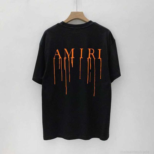 

designer fashion maker us mairi colorful speckle ink casual hip hop high street round neck short sleeve fashion tshirtuzts, White