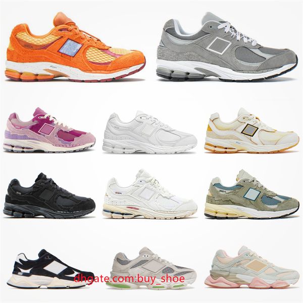 

9060 2002r athletic mens women luxury casual shoes triple s black white protection pack pink rain cloud phantom sea salt sail designer bowli