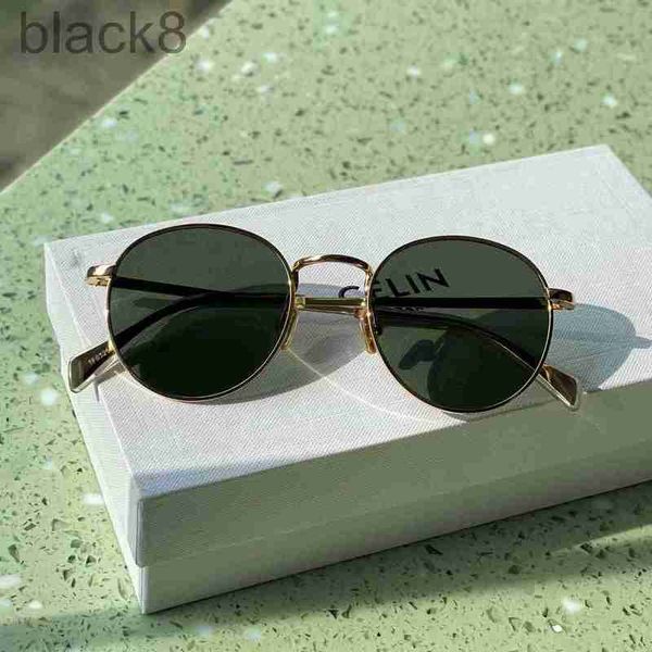 

sunglasses designer women's small round frame metal advanced 2022 wif5, White;black