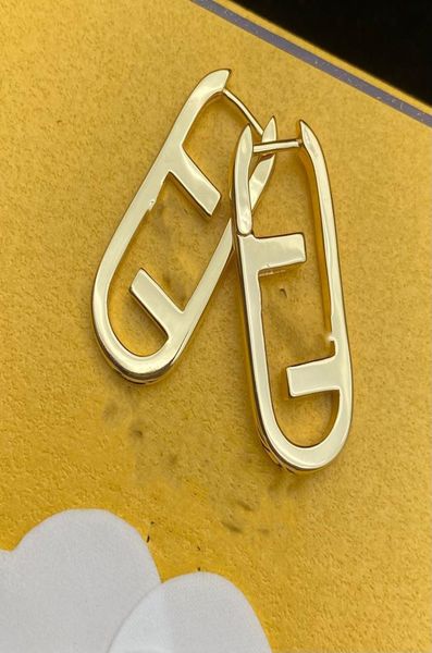 

18k gold hoops earring designer stud earring luxury brand letter f design earrings fashion jewelry4831474, Golden;silver