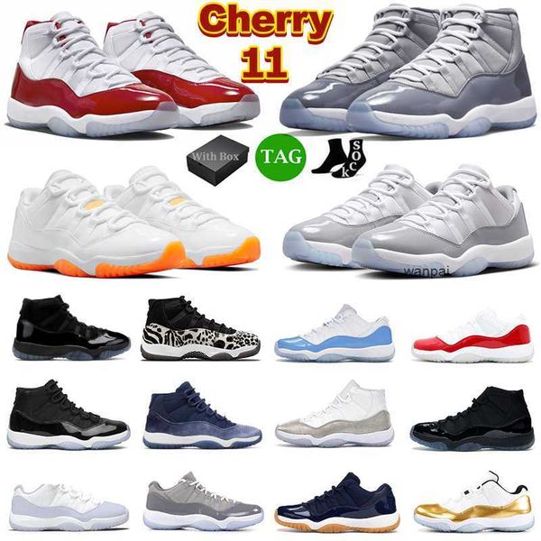 

2023 basketball shoes jumpman 11 men women 11s cherry cool grey cement grey low legend blue white bred mens sport sneakers mens trainers spo