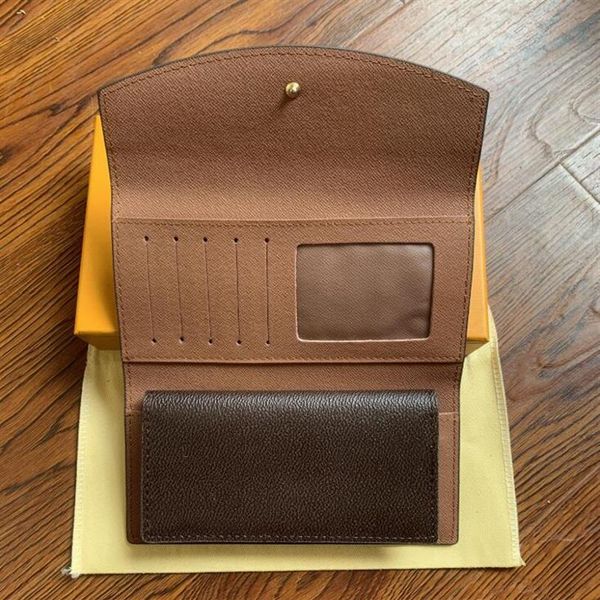 

french designer ladies long checkbook wallet credit card po holder brown mono gram white checkered canvas leather m52005293t, Red;black