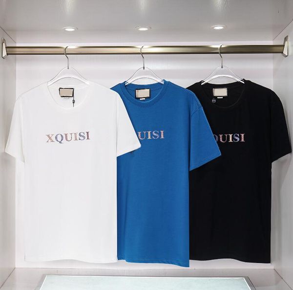 

paris mens t-shirts designer tees luxury bright letter printing tshirt t shirt fashion womens short sleeve casual pure cotton versatile us s, White;black