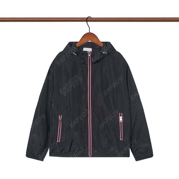 

mens men designer windbreaker jacket womens fast drying outdoor casual sports waterproof uv jackets lobf, Black;brown
