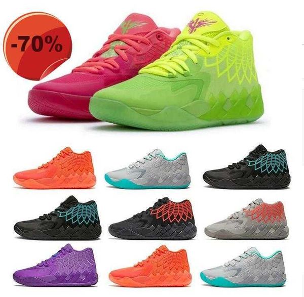 

lamelo new ball 1 mb.01 men basketball shoes sneaker black blast buzz city lo ufo not from here queen city rick and morty rock ridge red men
