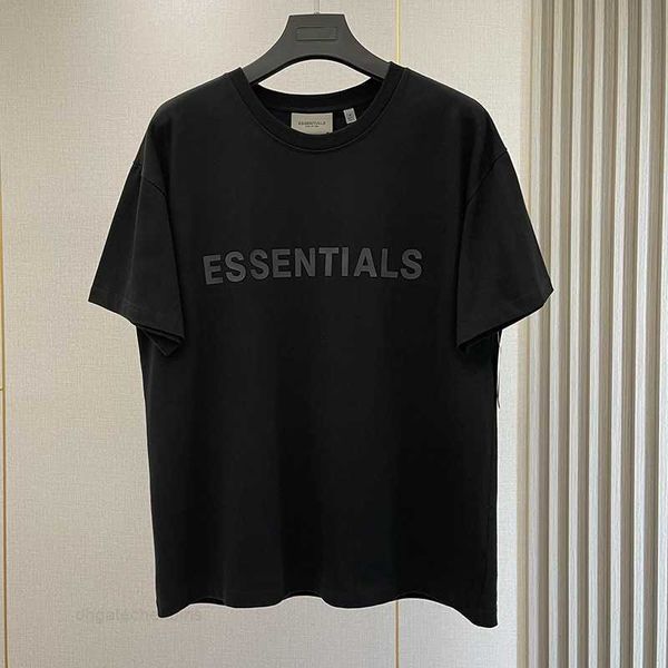 

men of t fog fear shirts god for double thread couple identical essentialls cotton men's and women's casual loose short sleeve t-s, White;black