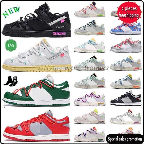 

ok 2023 luxury ow men women casual shoes sports lot the offs whites low skate university blue green red fragment skate platform shoe trainer