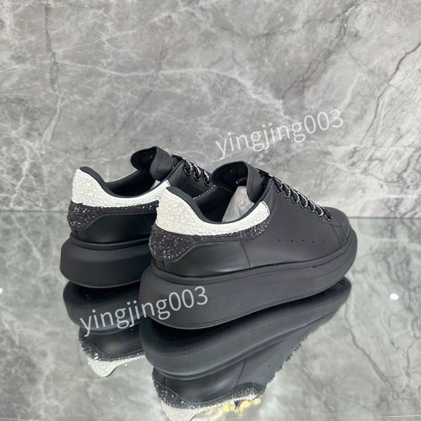 

new mens women casual shoes sneakers leather comfort outdoor trainers low men's casual walking xsd221116, Black