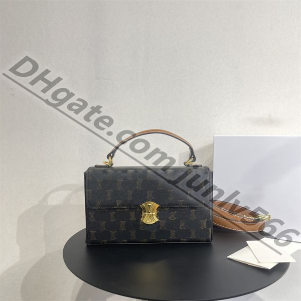 

genuine leather bag teen triomphe hand bag women's men tote flap cross body bags luxury designer woman fashion evening camera cases pur