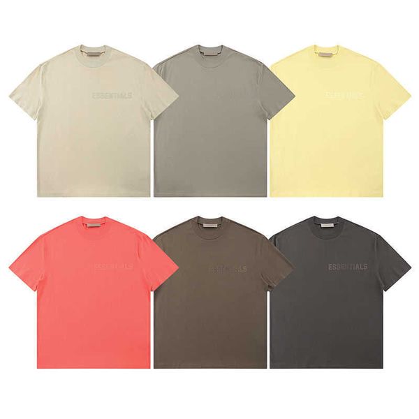 

fog t shirt mens essentialls designer tees ess women tshirts fg new letter round neck short sleeve t-shirt fashion, White;black