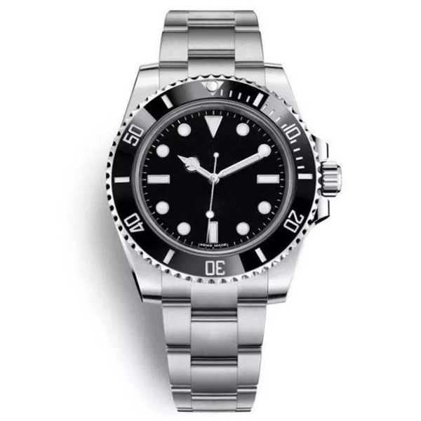 

male luxurious watch 114060 no date sapphire glass ceramic frame 306l stainless steel automatic mechanical watch wate248e, Slivery;brown